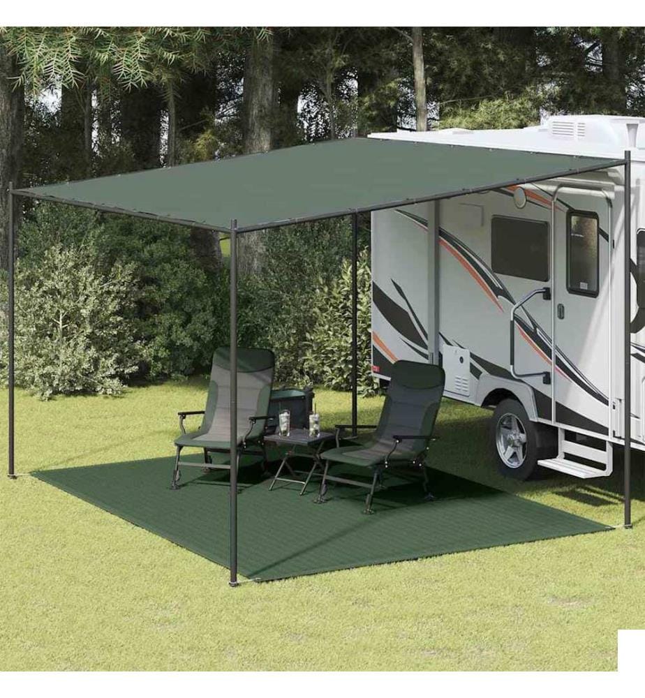Tapis de tente 300 x 400 cm PEHD Vert