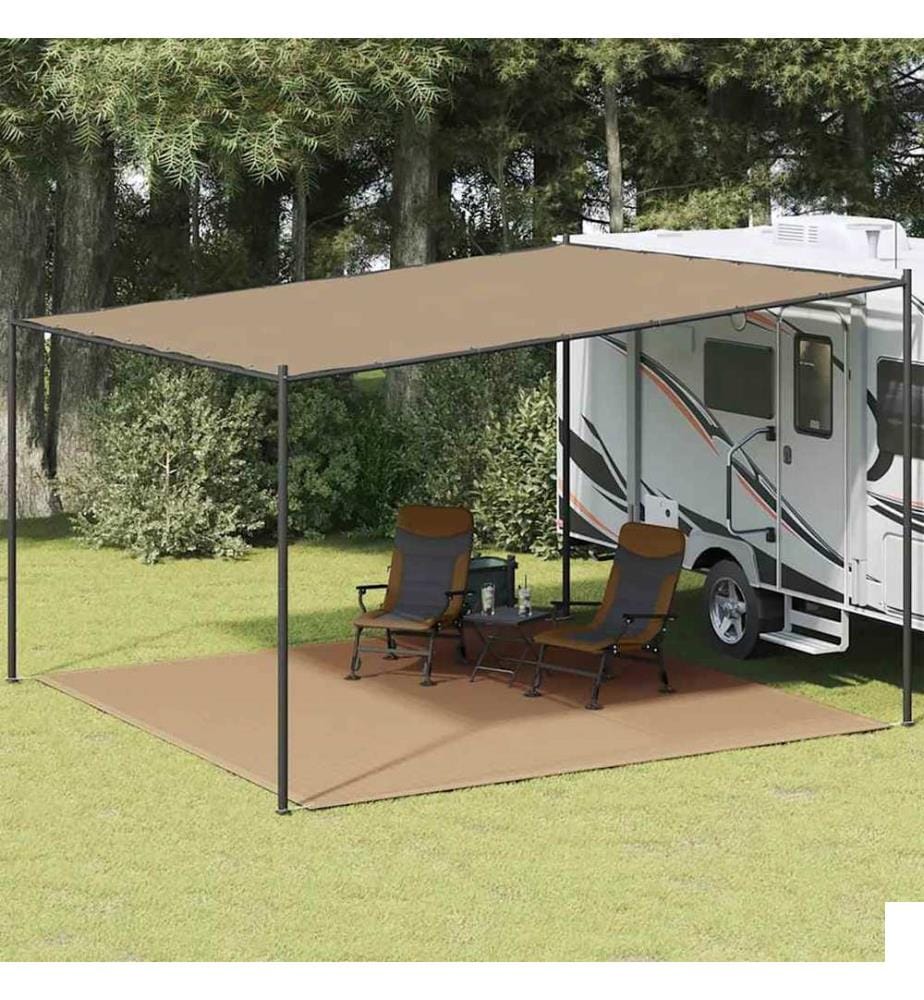 Tapis de tente 400x400 cm Taupe