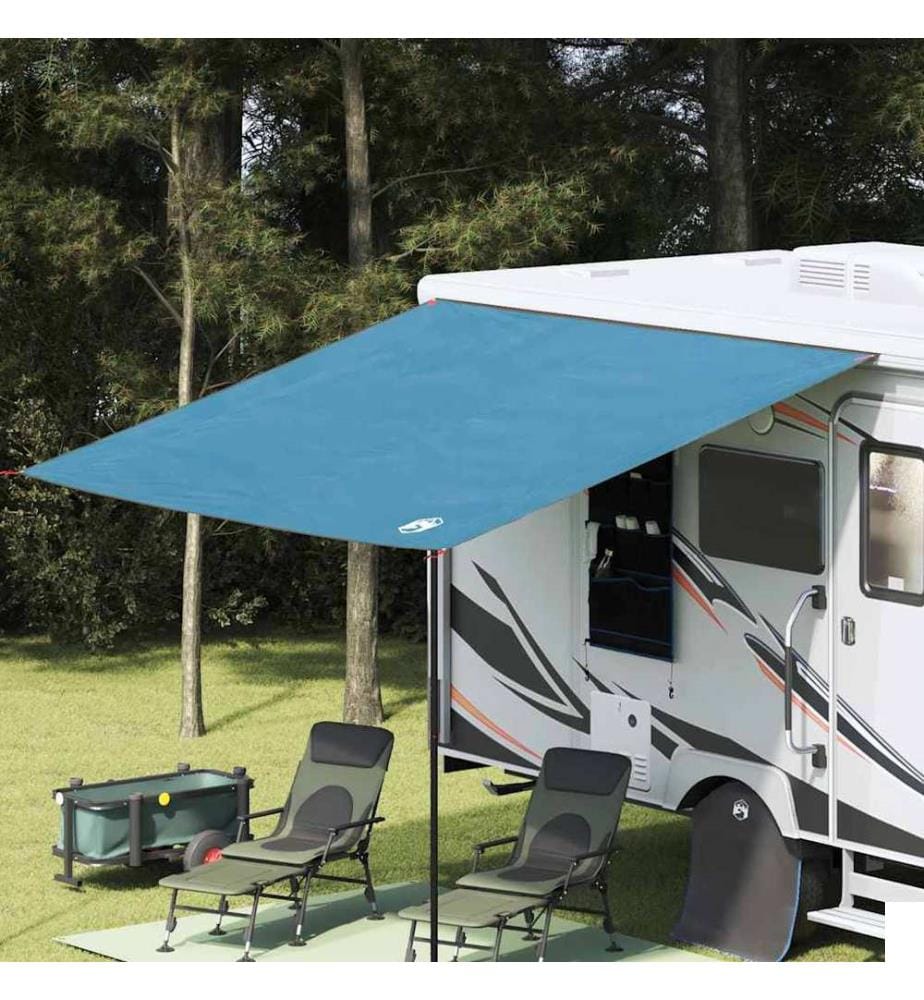 Tarp résistant à l'eau avec toit Bleu