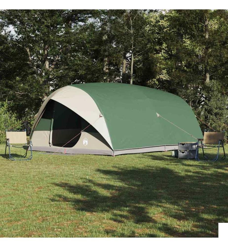 Tente Tunnel avec toit Vert 500 x 348 x 200 cm taffetas
