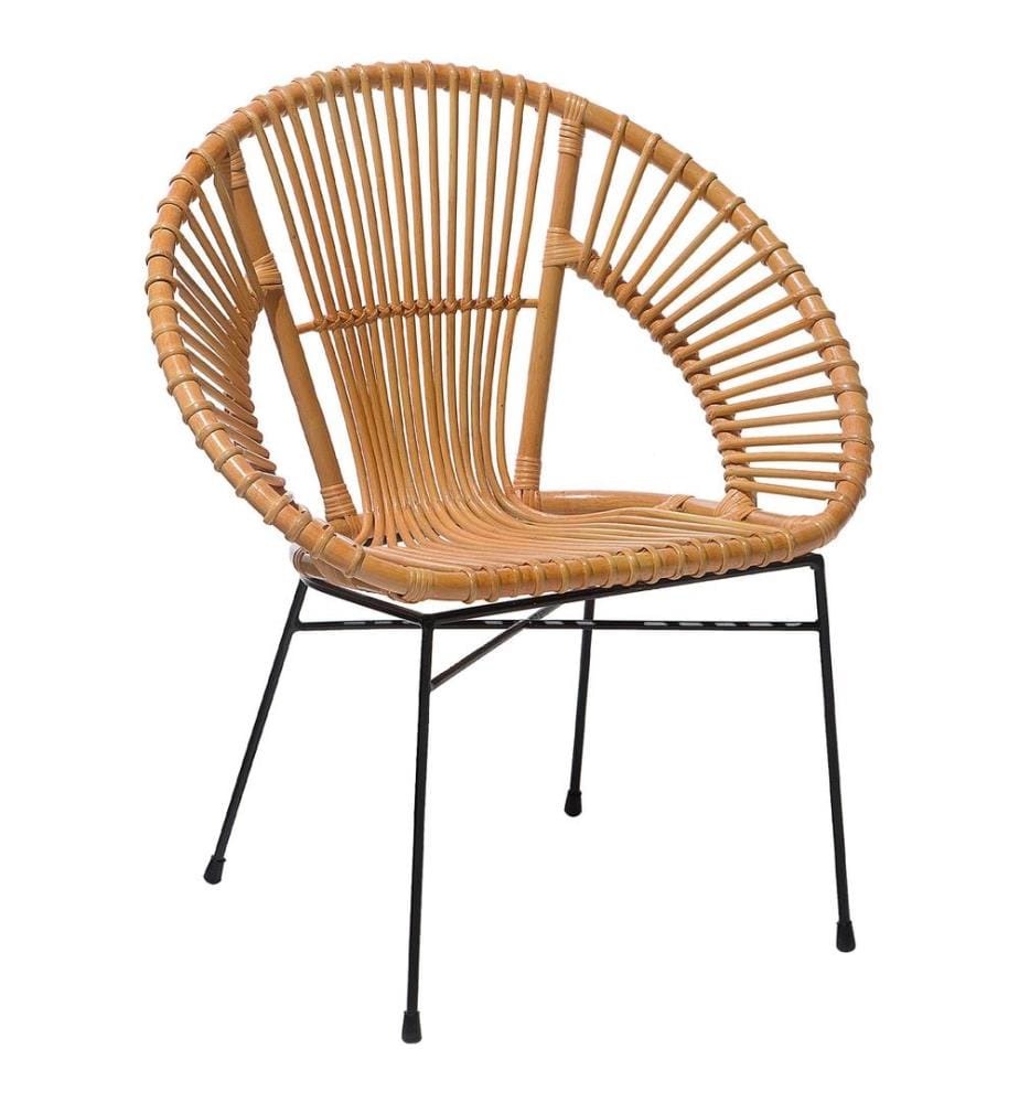 Chaise de salle à manger SARITA Rotin Naturel