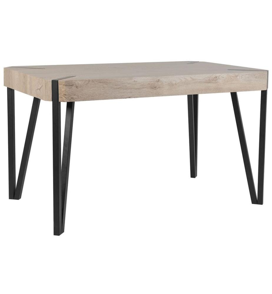 Table de repas CAMBELL Taupe 130 cm 80 cm
