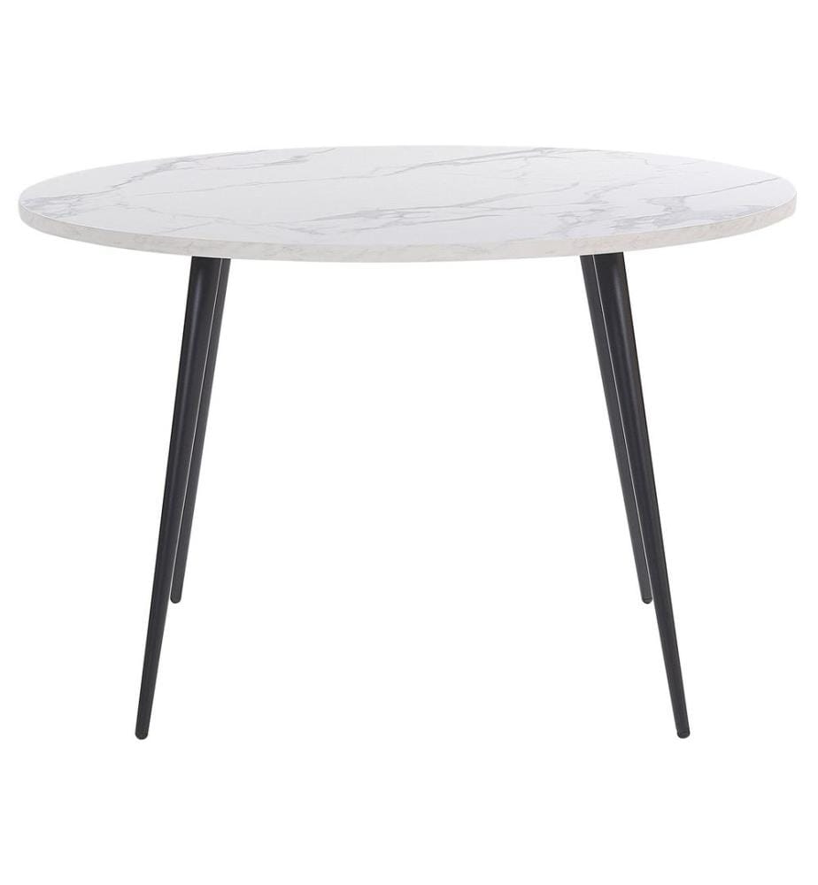 Table de repas ODEON Marbre blanc 120 cm 120 cm