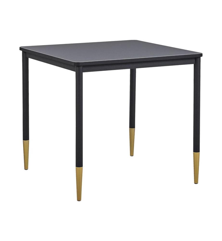 Table de repas SHALFORD Noir 80 cm 80 cm