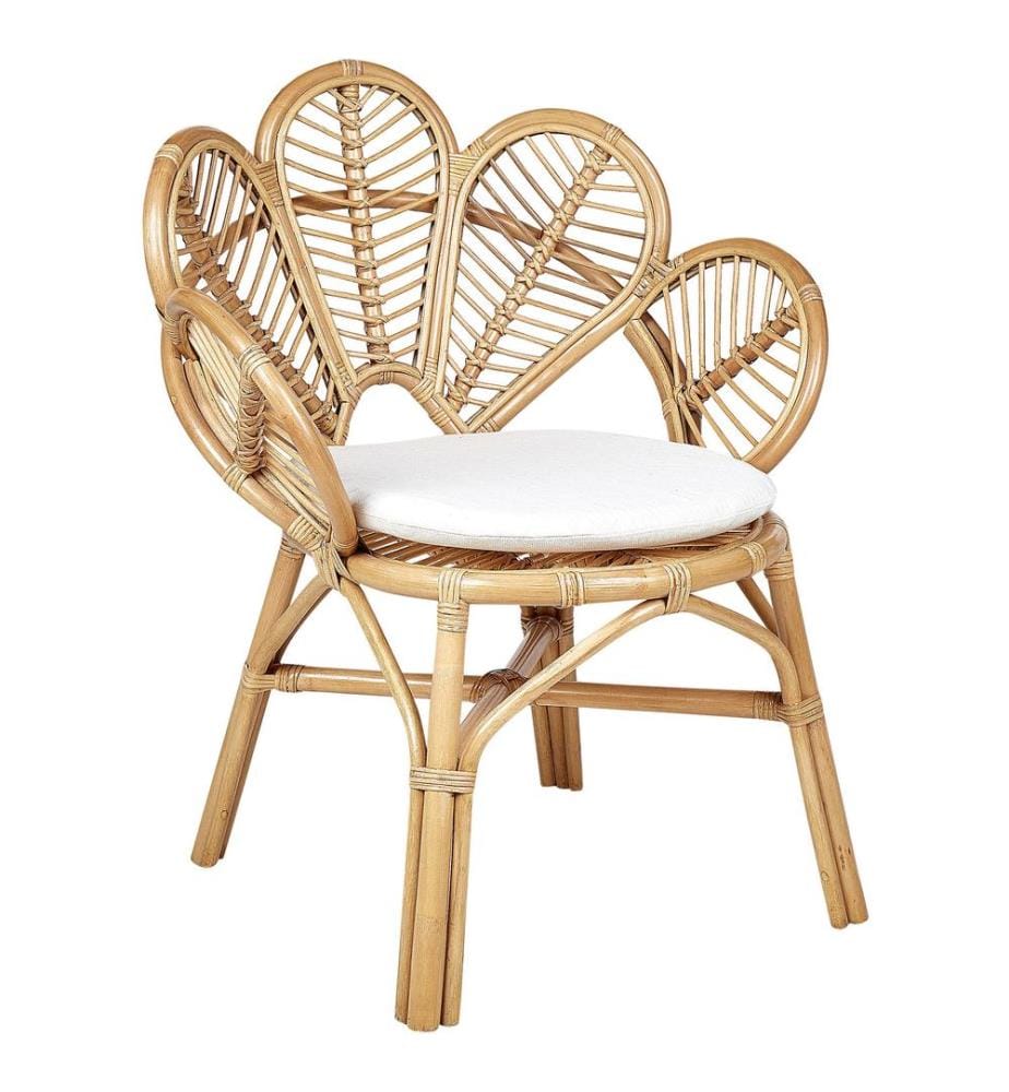 Chaise paon FLORENTINE II Rotin Naturel