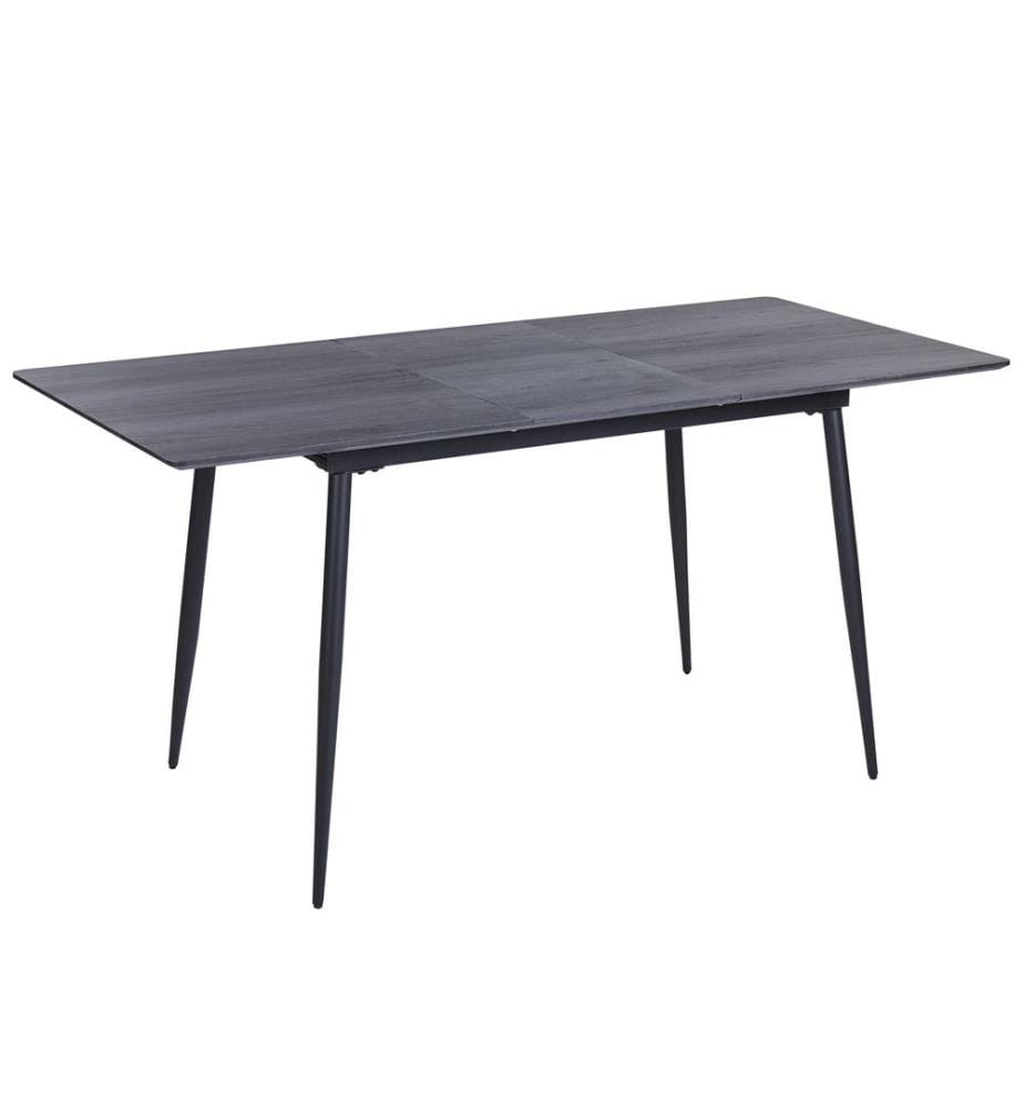 Table de salle à manger extensible GELANDA Gris 120/160 cm 80 cm