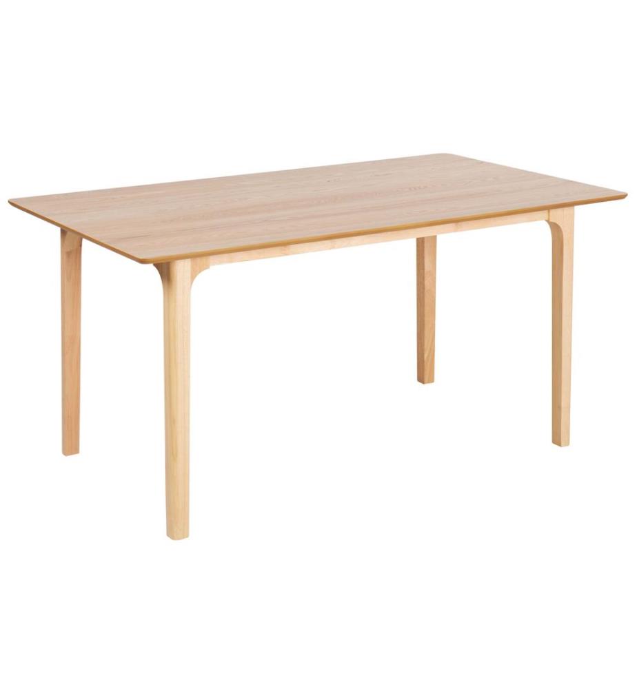 Table de repas DELMAS Frêne clair 160 cm 90 cm