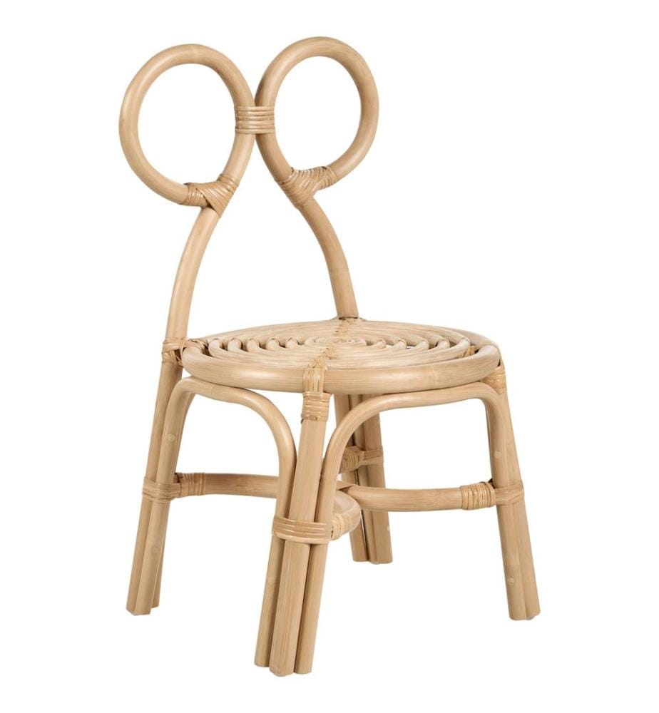 Chaise pour enfant MIRTIA Rotin Naturel