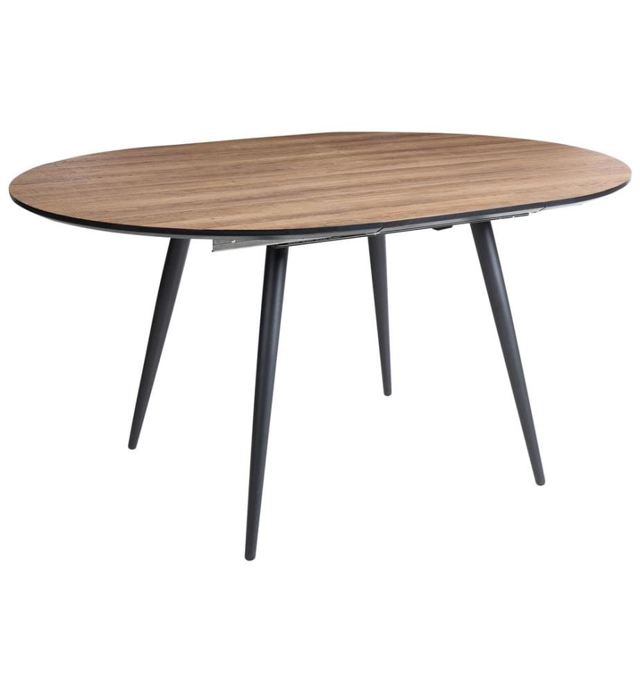Table de salle à manger extensible SENIAC Marron 110/150 cm 112 cm