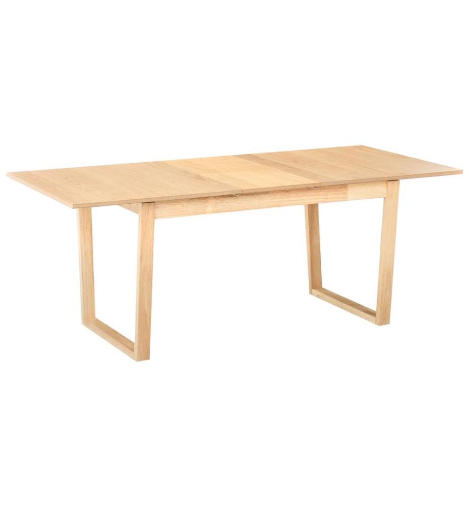 Table de salle à manger extensible CAMDEN Frêne clair 160/200 cm 95 cm