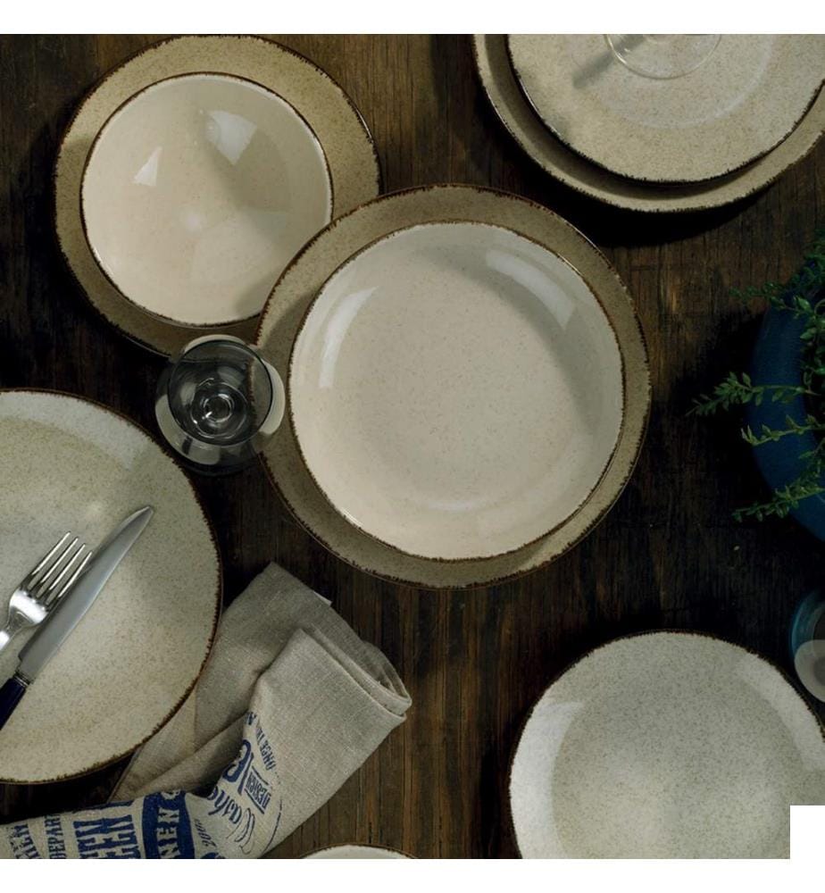Service de Table 18 Pièces en Porcelaine