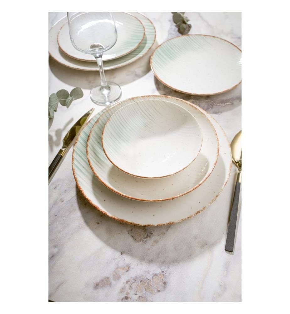 Service de Table 24 Pièces en Porcelaine