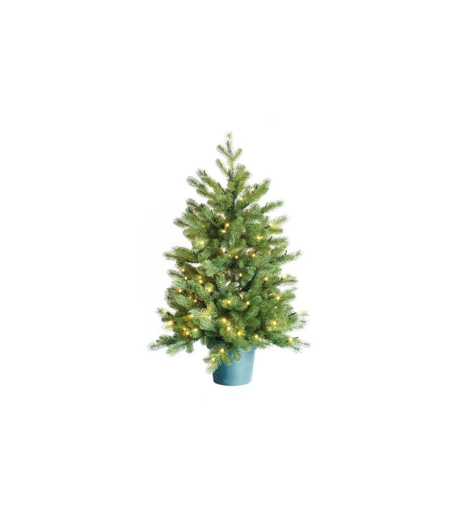 Botanic-Haus sapin de Noël De Luxe 144 LEDs Easy Shape 90 cm