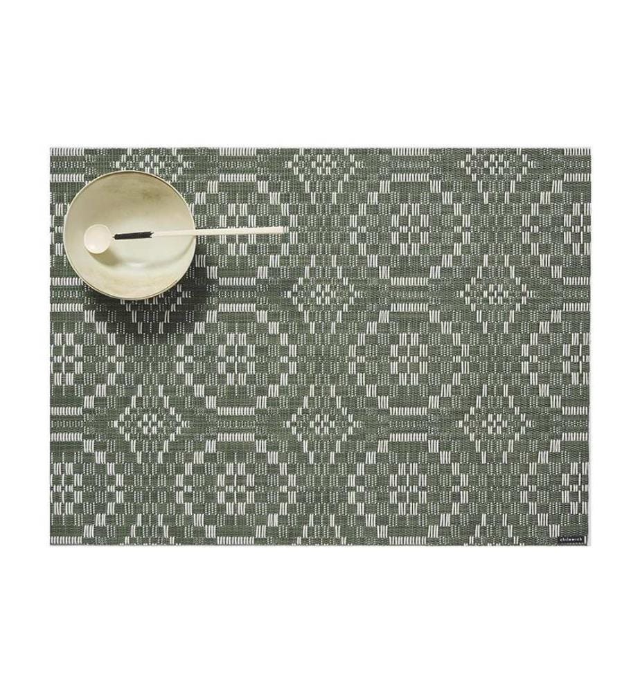 Set de table Chilewich Overshot Thym, 36 x 48 cm