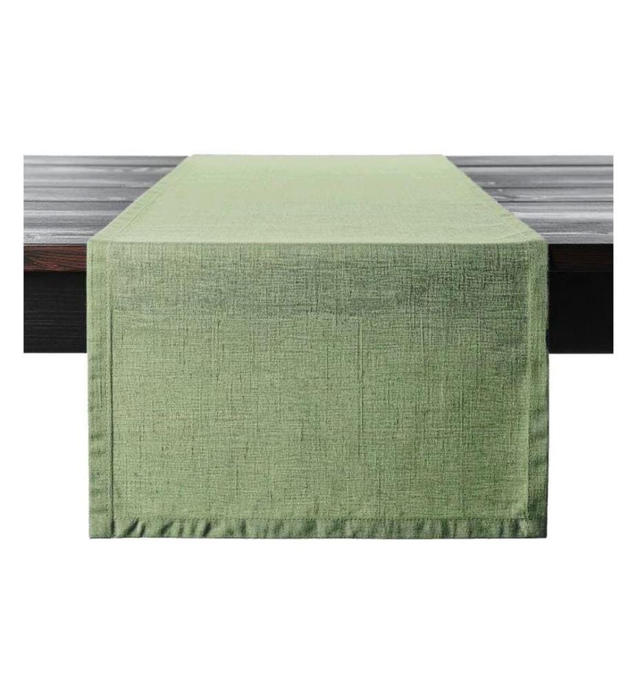Chemin de table en lin PROFLAX 50 x 150 cm, Thym