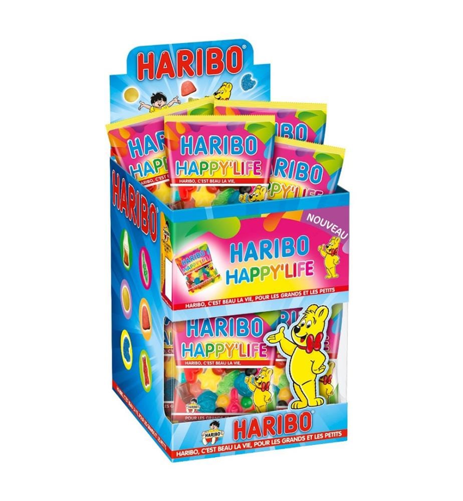 Sachet de Bonbons Happy Life 40 gr - 30 Paquets