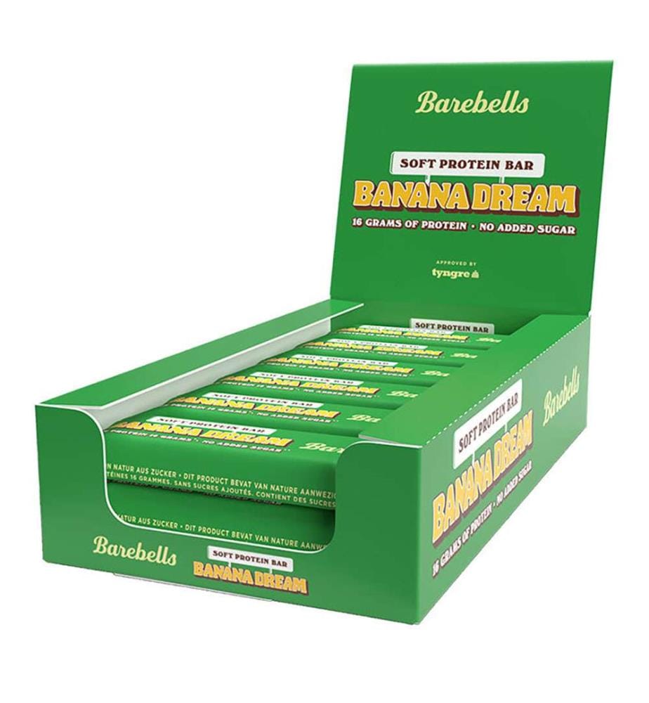 Barebells Soft Protein Bar Banana Dream - 12 x 55 g