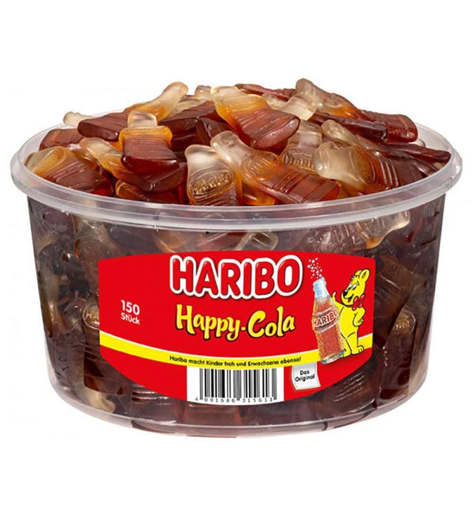 150x Haribo Happy Cola - 1200g
