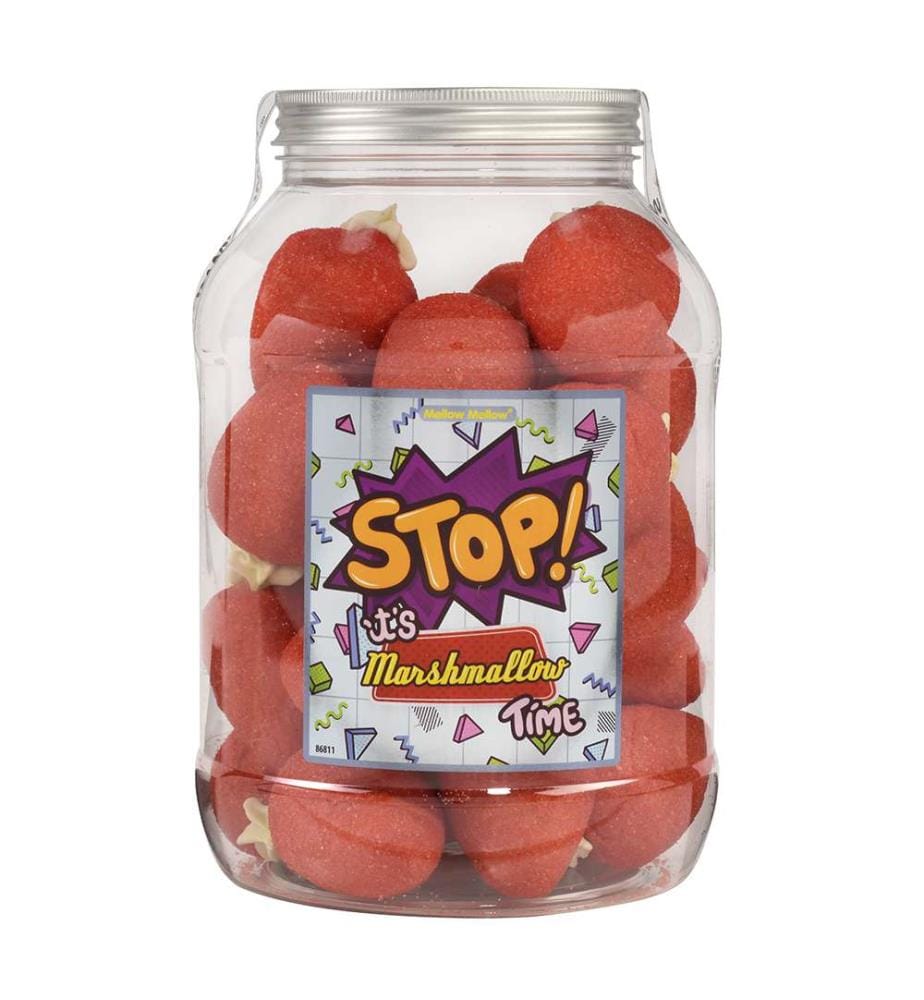 28x Tridaix Mellow Fraises géantes boîte rétro - 500g