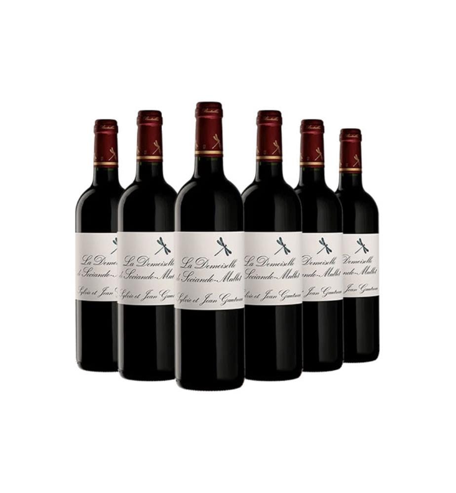 6x La Demoiselle de Sociando-Mallet 2017 - 75 cl