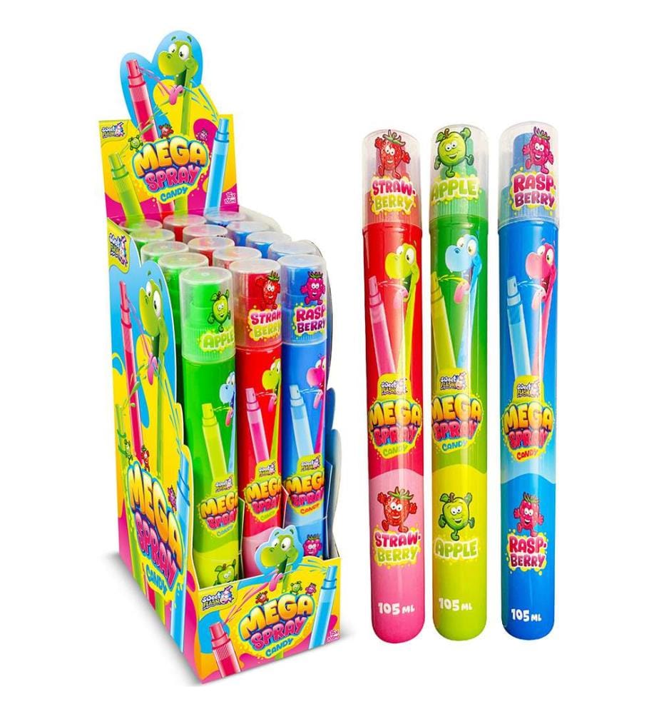 15x Sweet Flash Mega Candy Spray - 105ml