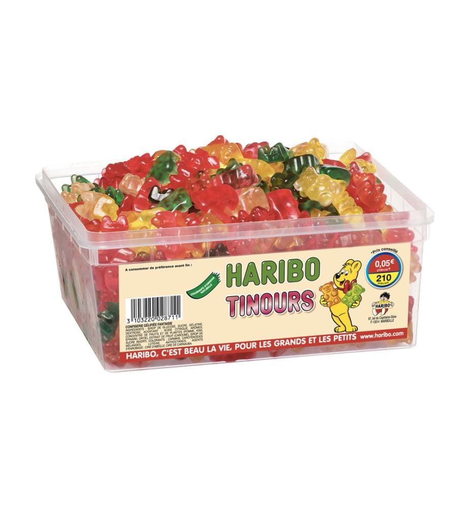 Boîte de Bonbons Tinours - 210 Pièces