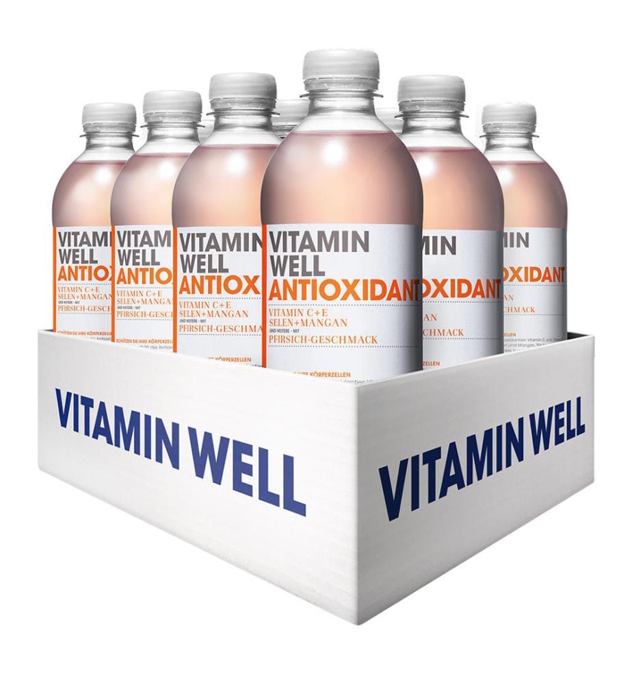 Vitamin Well Antioxydant Pêche - 12 x 50 cl