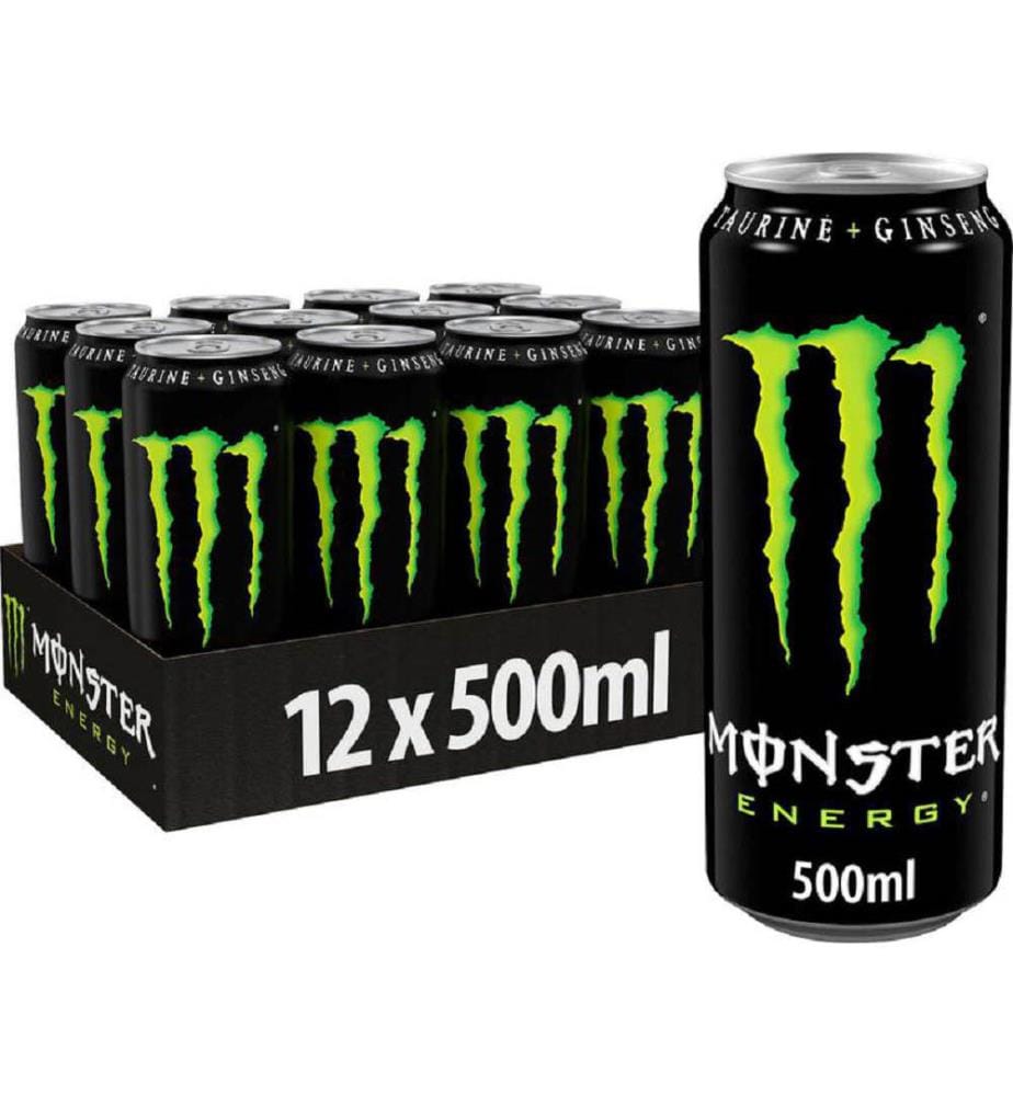 12x Monster Energy - 500 ml