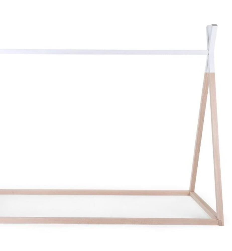Cadre de lit Tipi - naturel/blanc