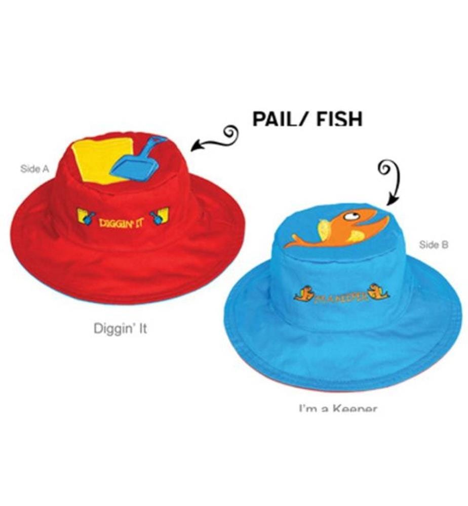 Lot de 2 chapeaux de soleil spatule/poisson M (2-4 ans)