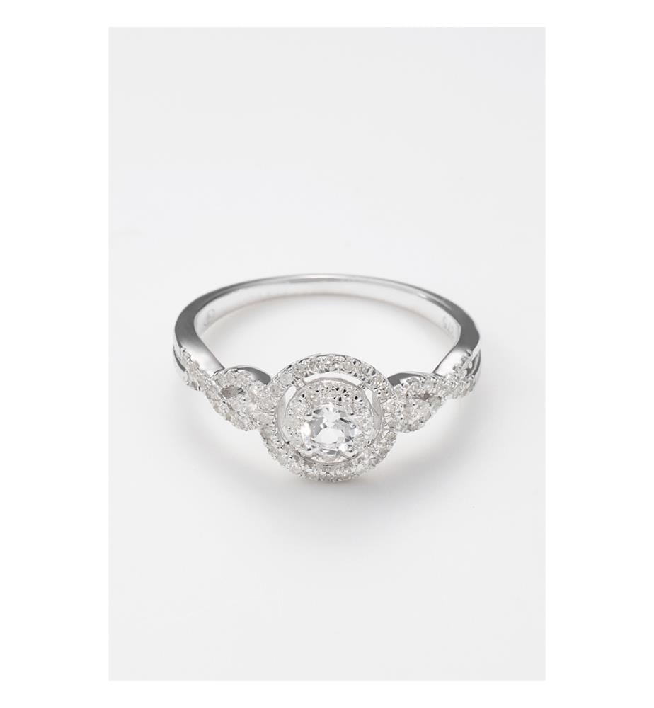 Bague Divine - Or Blanc 375/1000