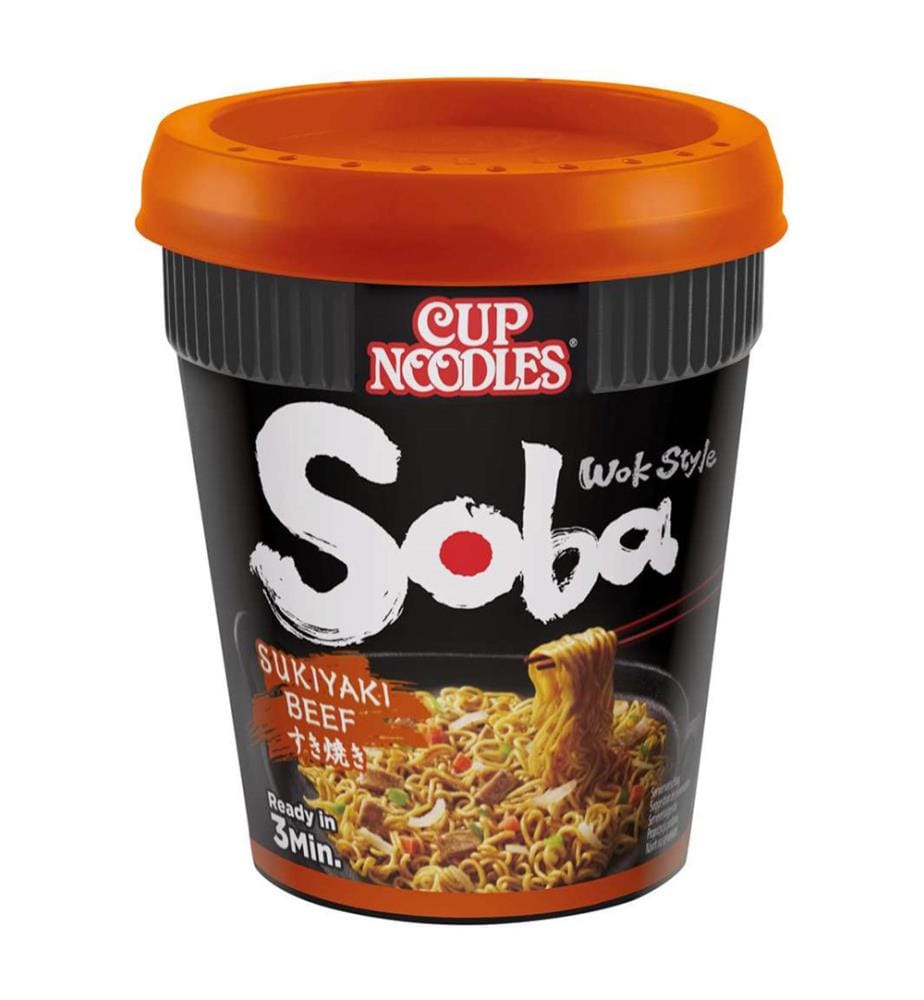 8x Nissin Soba Cup Boeuf Sukiyaki - 89g