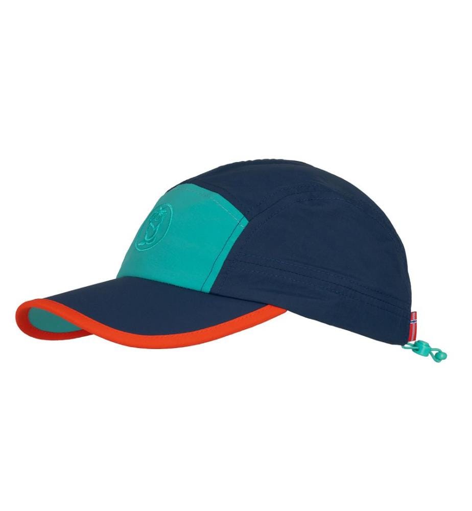 Casquette Troll - bleu mystique, bleu corail et rouge feu