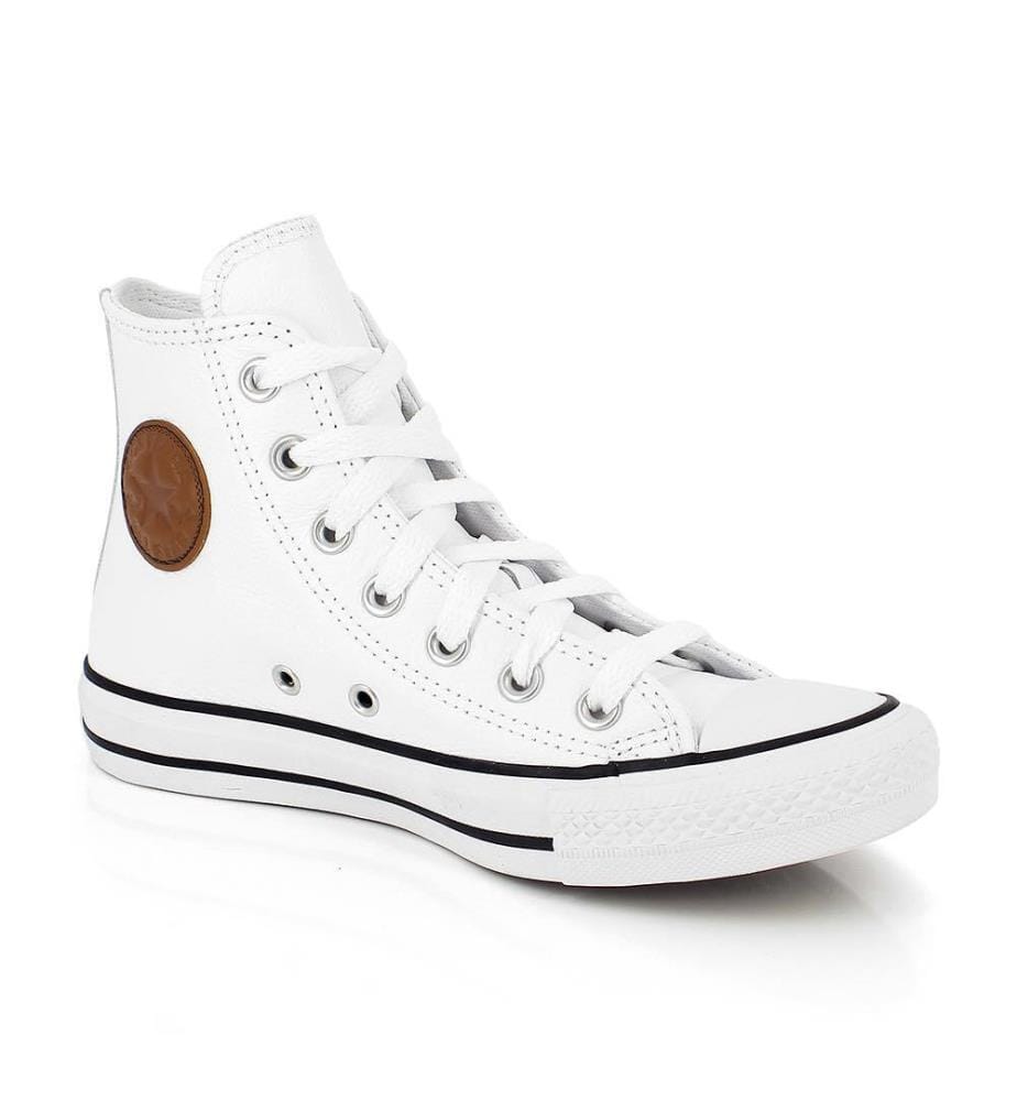 Baskets Chuck Taylor Leather  Blanc