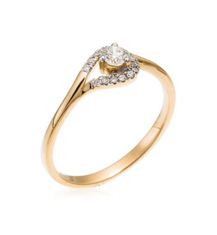 Bague Attrape Coeur - Or Jaune 375/1000