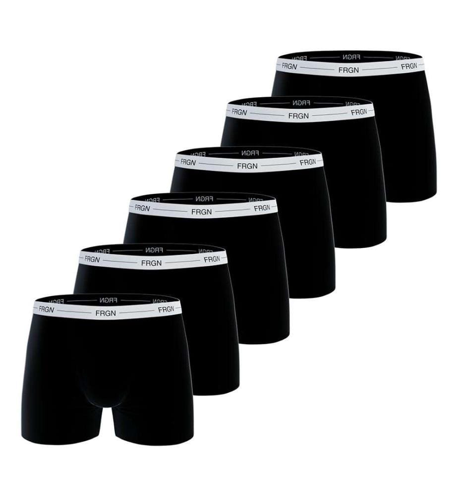 Lot de 6 Boxers Freegun - Noir et Blanc