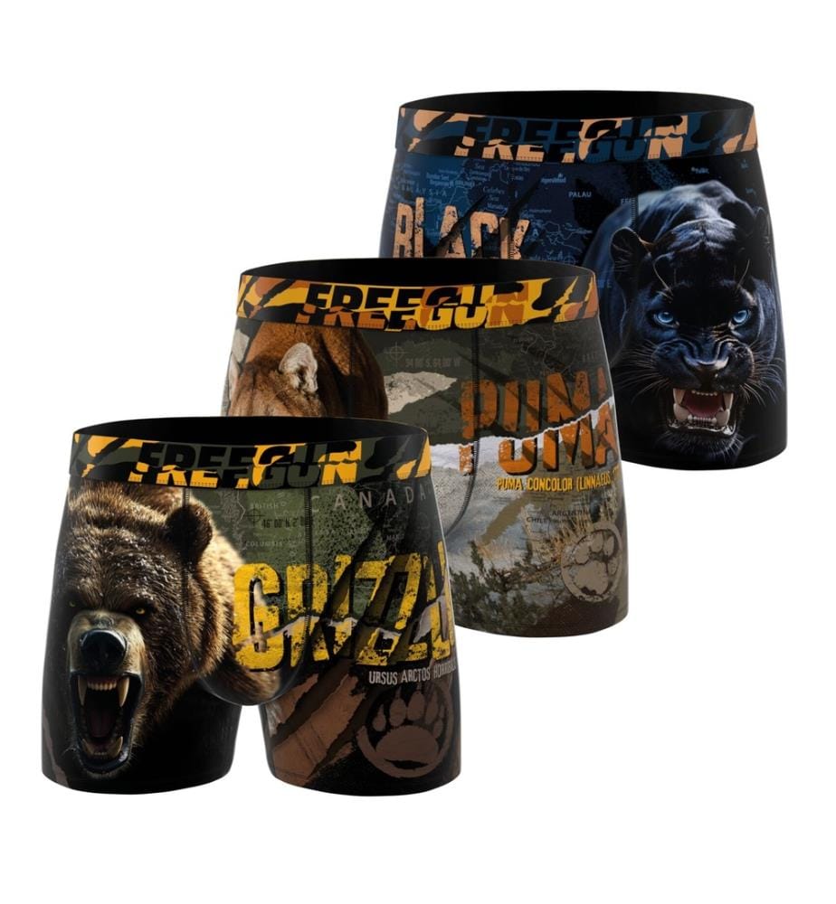 Boxer Animaux Sauvages - Multicolore