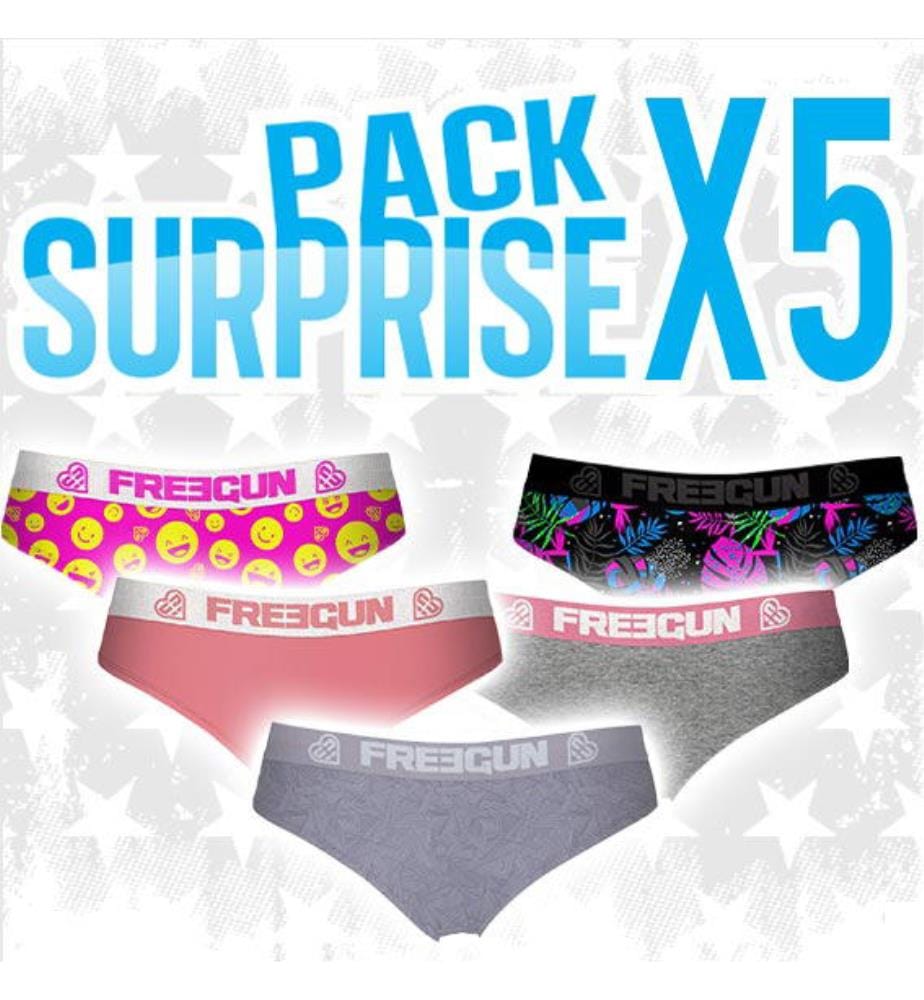 Lot de 5 Boxers Surprise - Rose