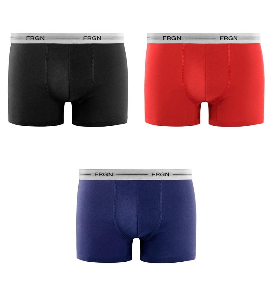 Lot de 3 Boxers - Multicolore