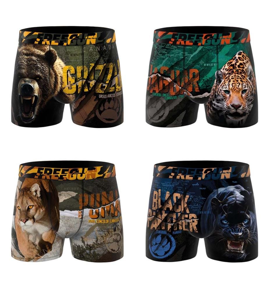 Coffret Boxer Keep Smile - Marron