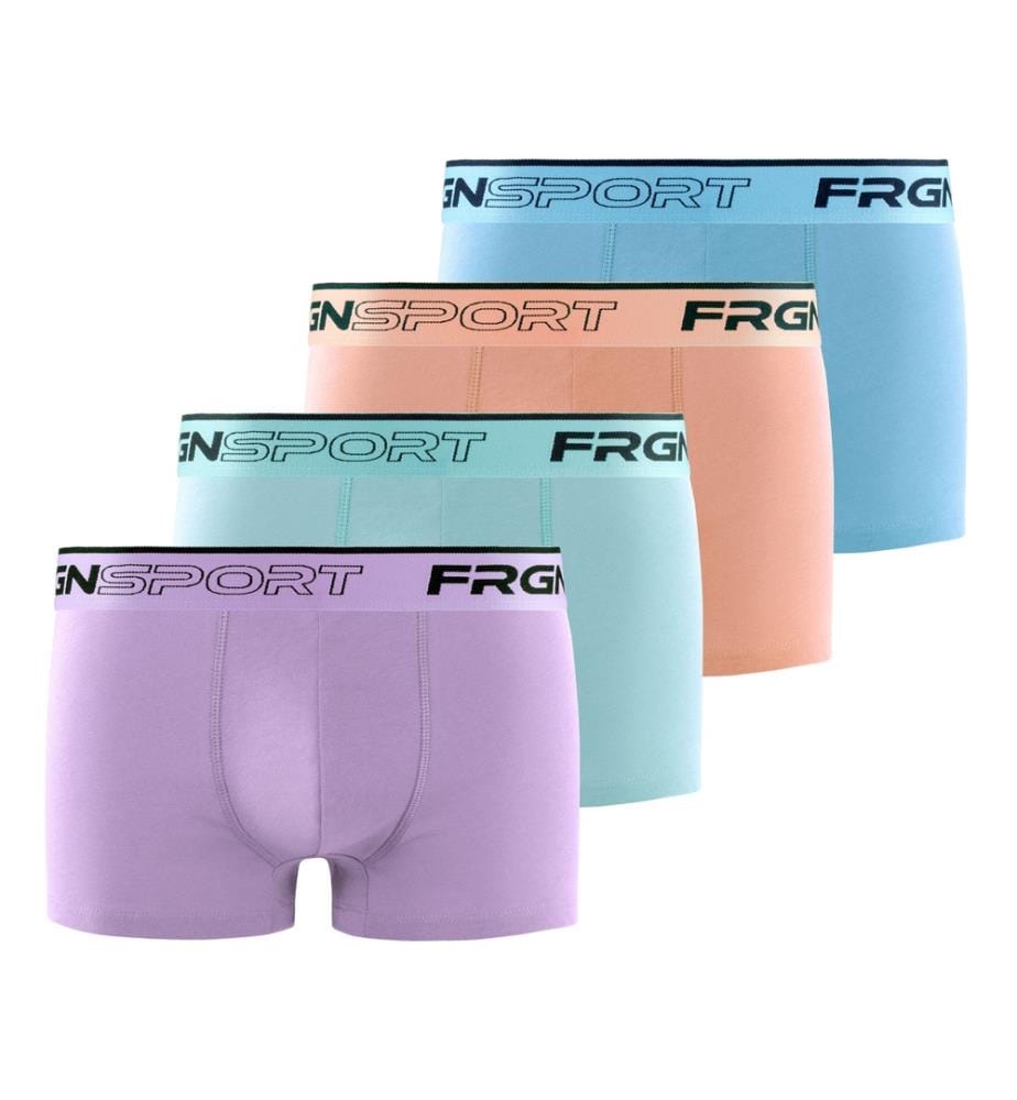 Lot de 4 Boxers John Pastel - Multicolore