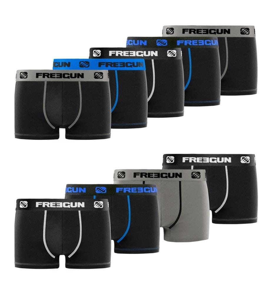 Lot de 9 Boxers - Multicolore