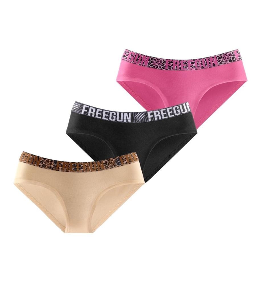 Lot de 3 Culottes Bestial - Multicolore