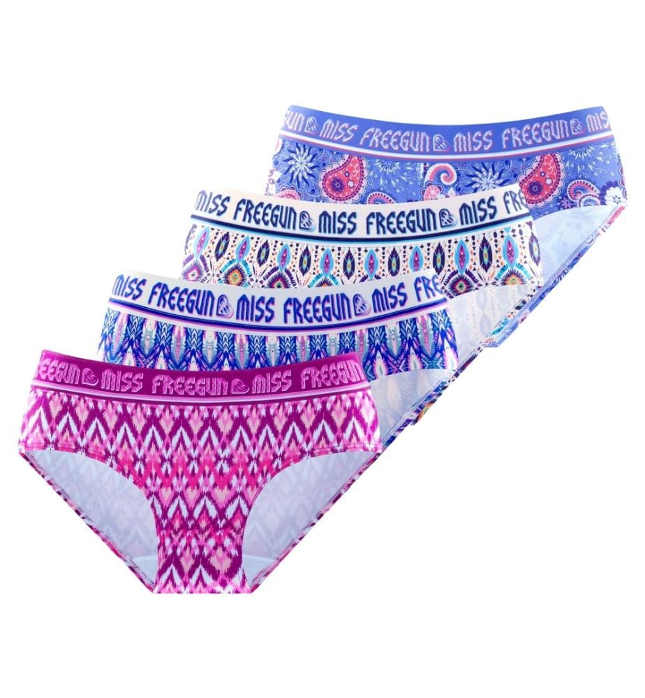 Lot de 4 Culottes Ethnic - Multicolore
