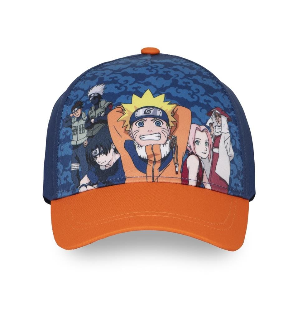 Casquette Naruto Fight - Orange et Bleu