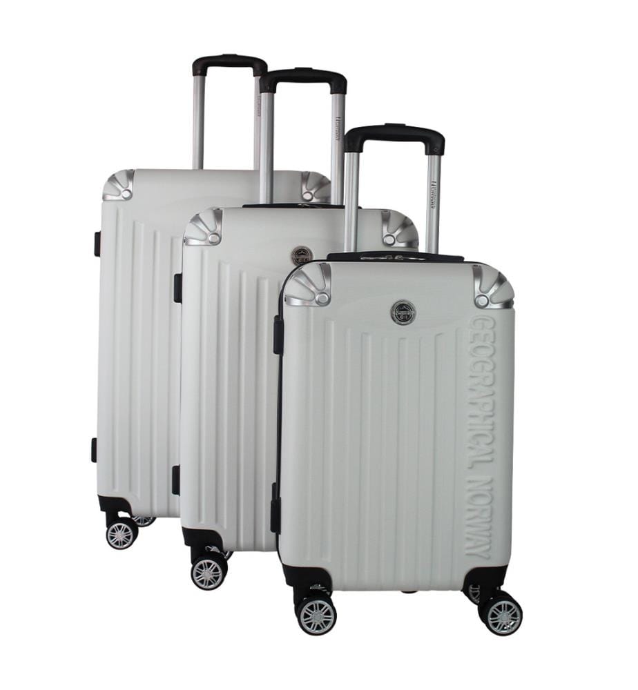 Lot de 3 Valises Softless - Argenté
