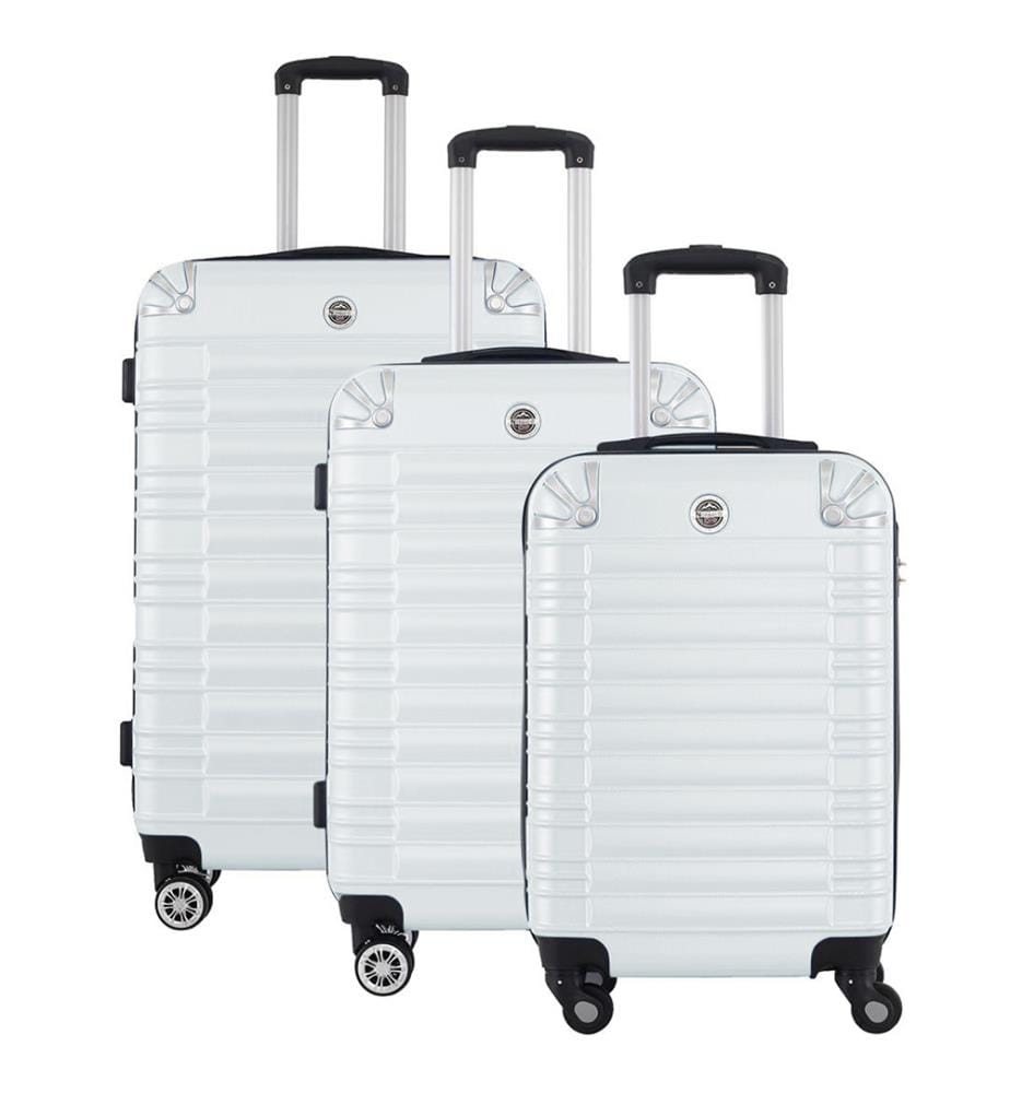 Lot De 3 Valises - Sourcing 2611-3 - Blanc