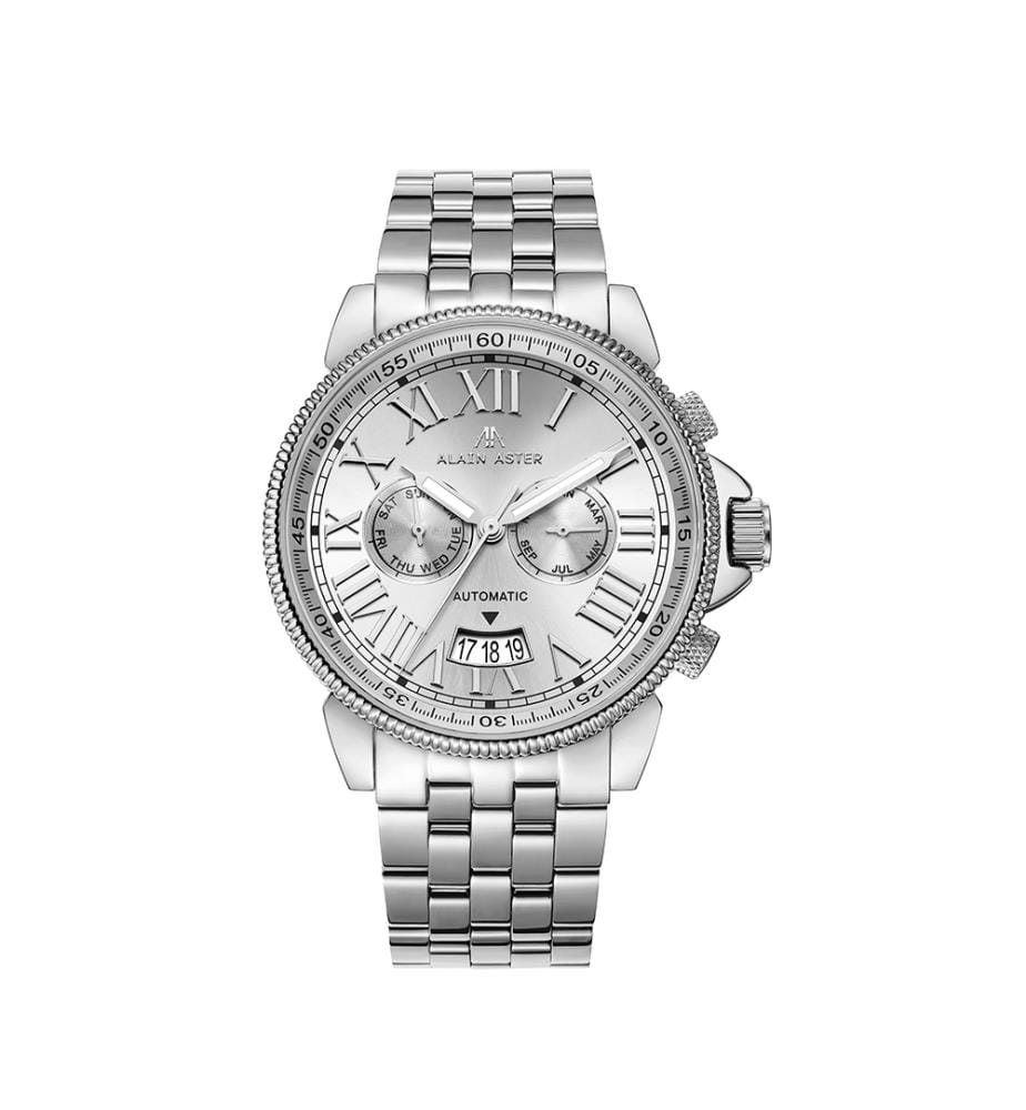 Montre automatique Legacy en acier inoxydable - Argenté