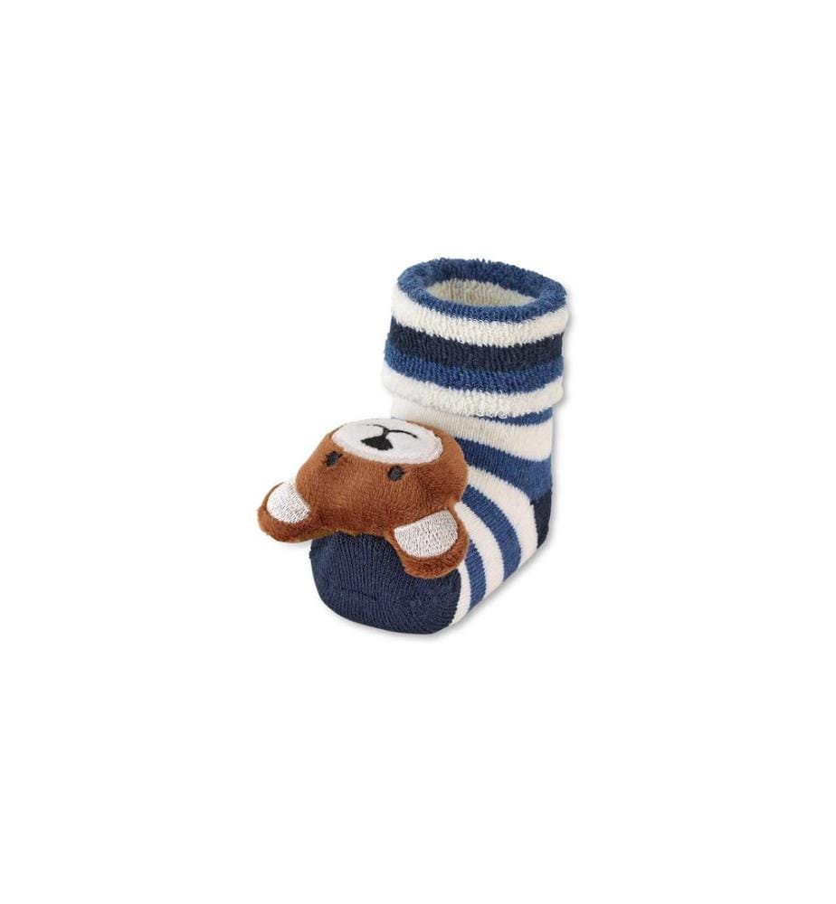 Sterntaler Ragazzi Bambino Chaussettes hochet ourson marine taille 15/16