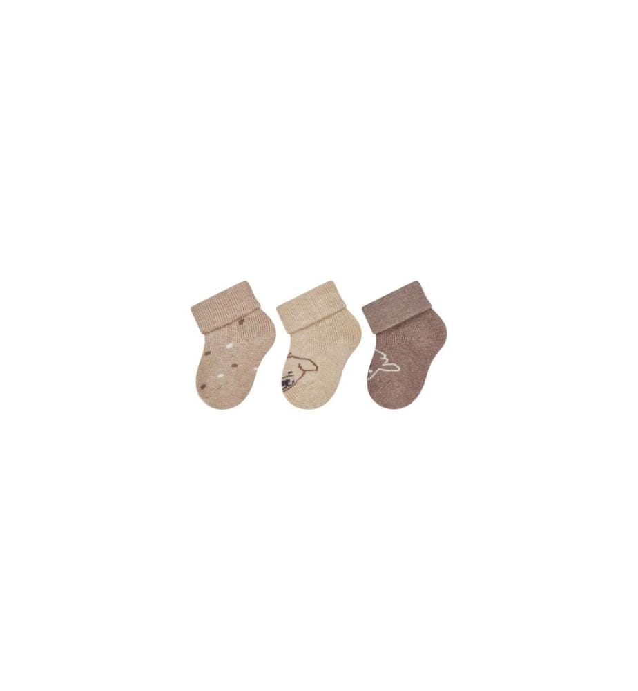 Sterntaler Lot de 3 paires de chaussettes pour bébés « La ferme » Taille 0